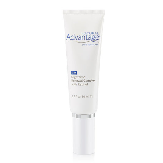 Nighttime Renewal Complex – with Retinol, Shea Butter, and Vitamin E – For Enlarged Pores and Uneven Skin Tone – 1.7 Ounces by Jane Seymour