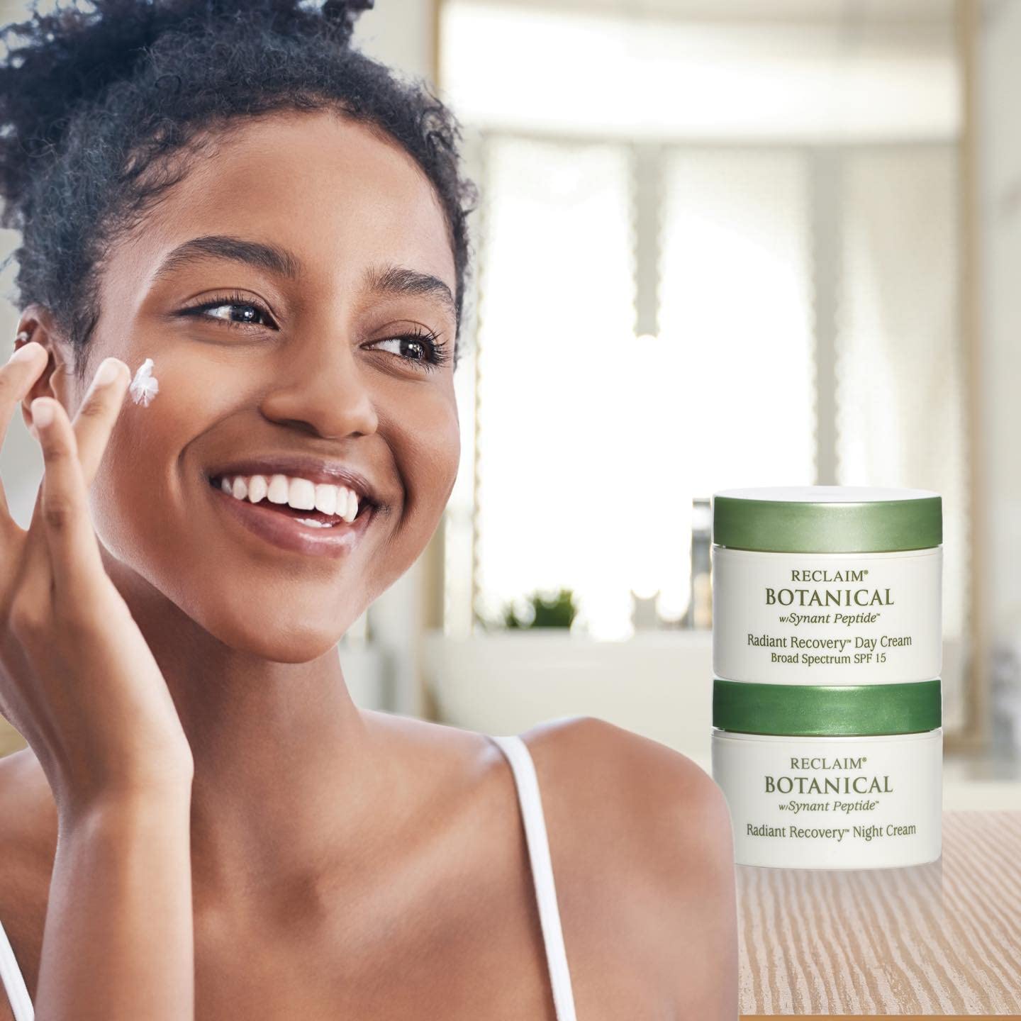 Principal Secret reclaim BOTANICAL Anti-Aging Radiant Recovery Day Cream Plant Based Retinol Face Daily Moisturizer Hyaluronic Acid, Botanicals, Antioxidants, Peptides Broad Spectrum SPF 1oz
