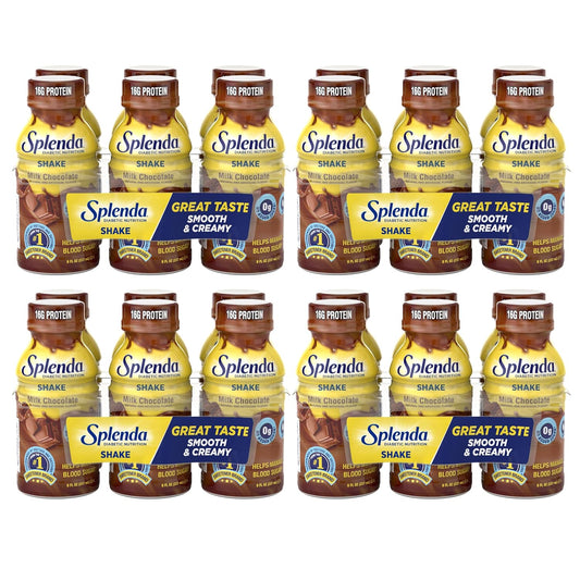 SPLENDA Diabetes Nutrition Shakes, Milk Chocolate, 8 Fl Oz